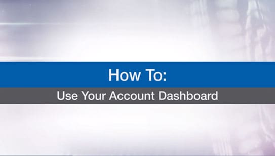 Use Your Account Dashboard