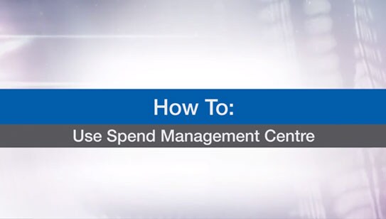 Use Spend Management Center