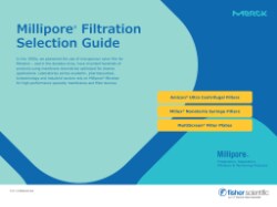 Millipore™ Filtration Selection Guide